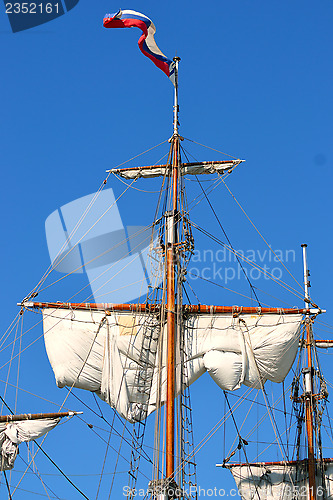 Image of Masts and sails