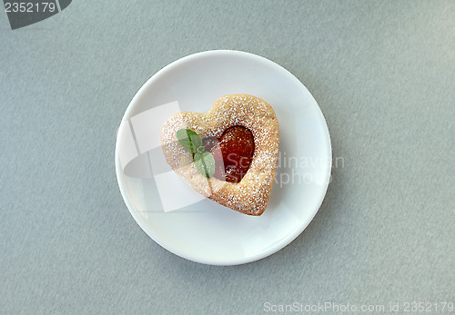 Image of heart on a plate