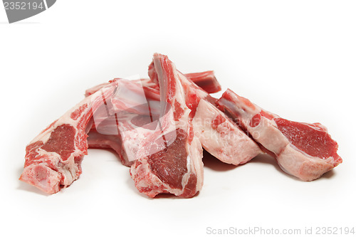 Image of Fresh raw lamb chops