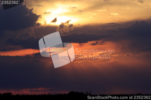 Image of Sunset skyscape