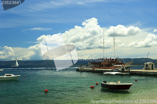 Image of Boat anchorer on beach