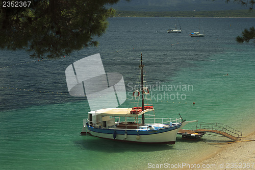 Image of Boat anchorer on beach