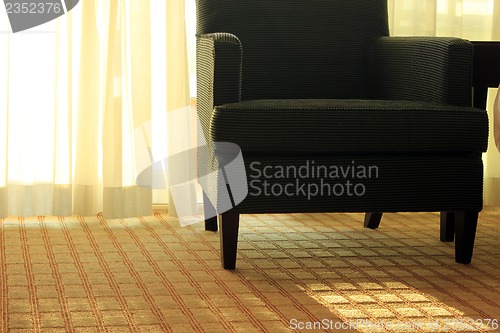 Image of Armchair in luxury hotel