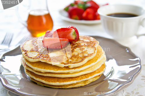 Image of Pancake with strawberry