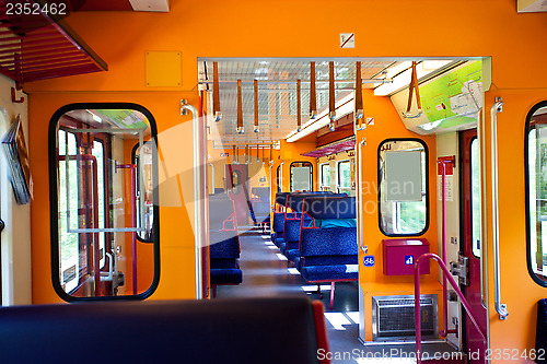 Image of wagon of electric train