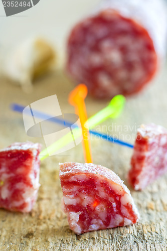Image of salami of Italy 