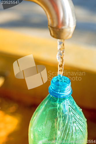 Image of mineral water fountain