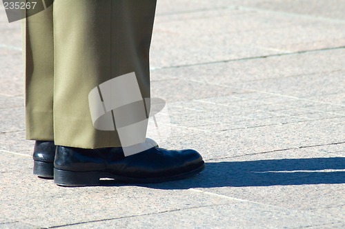 Image of soldier shoes