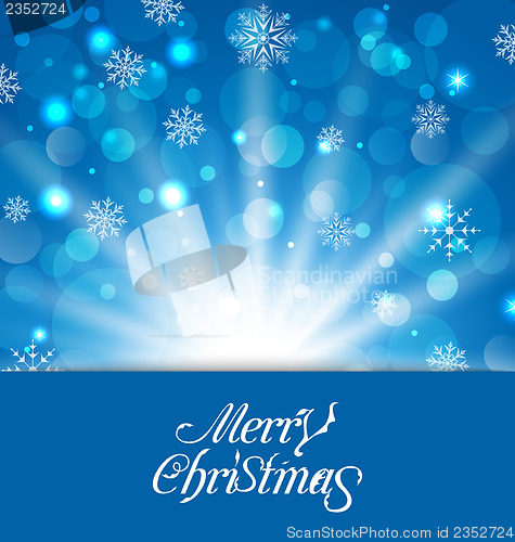 Image of Winter background with headline floral text