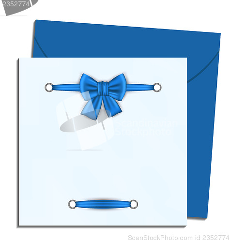Image of Christmas letter with gift bow