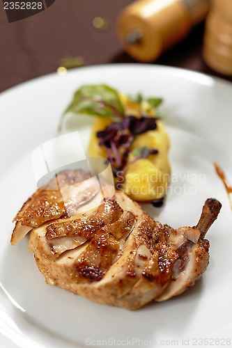 Image of grilled chicken leg