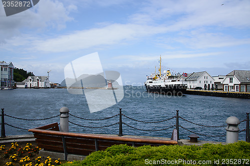 Image of Aalesund harbor