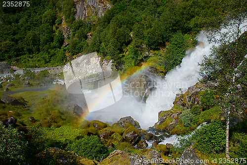 Image of Bridge at Briksdalsbreen Norway 2