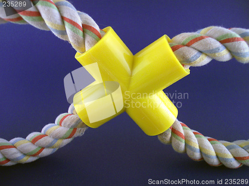 Image of two handled pulling rope