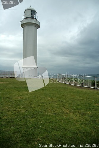 Image of white lighthouse