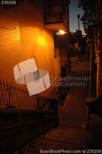 Image of orange alley