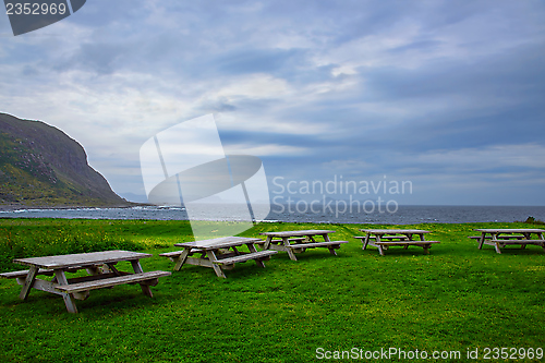 Image of Picnic site by the ocean