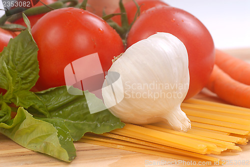 Image of Fresh ingredients for making pasta