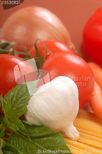 Image of Fresh ingredients for making pasta