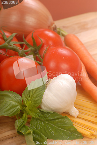 Image of Fresh ingredients for making pasta