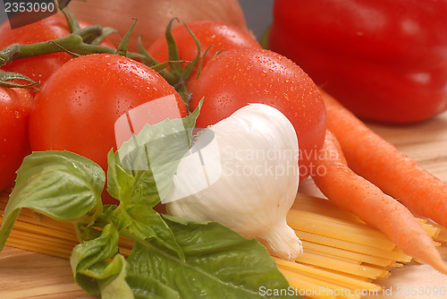 Image of Fresh ingredients for making pasta