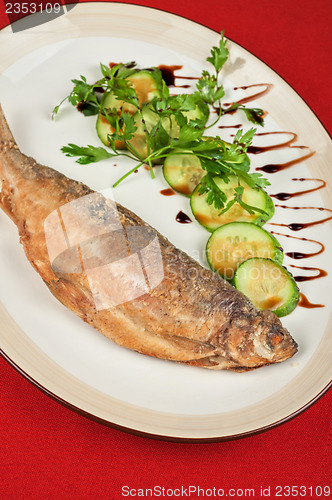 Image of Fried peled fish