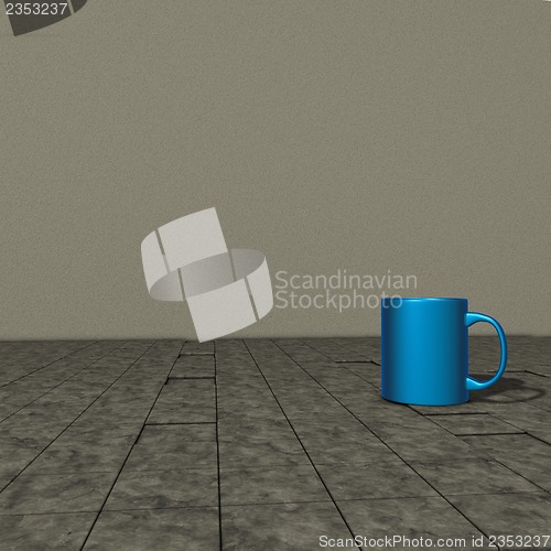 Image of blue mug