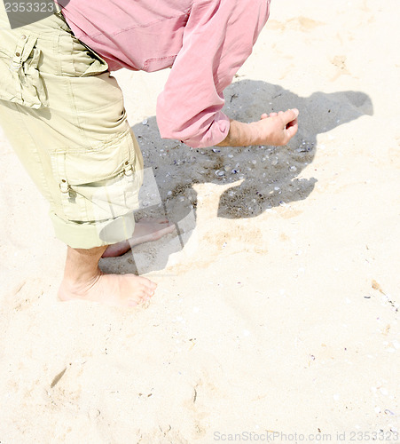 Image of Man on the beach