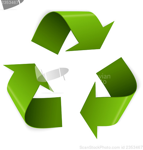 Image of Recycling symbol vector