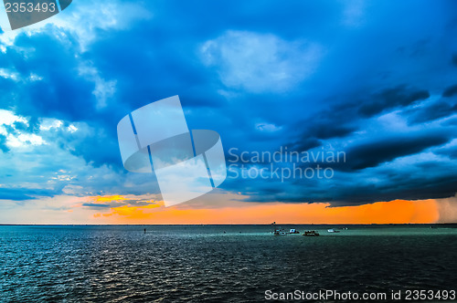 Image of stormy weather over florida