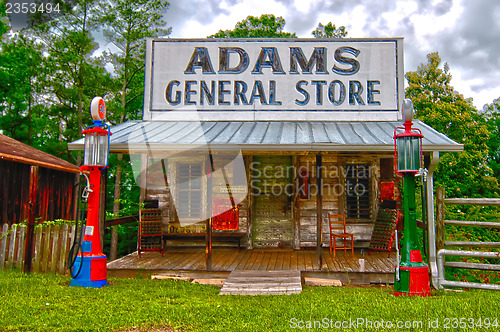 Image of general store in southern usa in troy, alabama