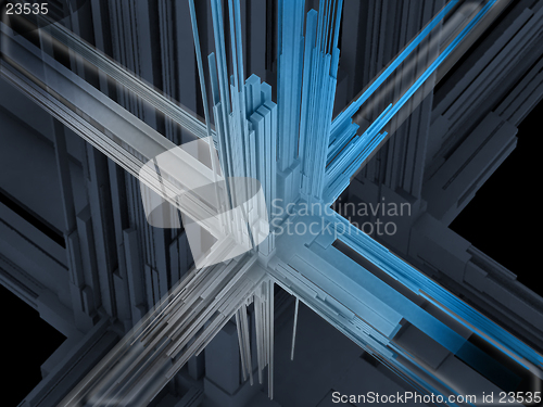 Image of Abstract 3d shape.