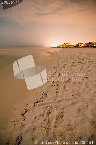 Image of beach scenes with hotels