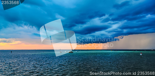 Image of stormy weather over florida