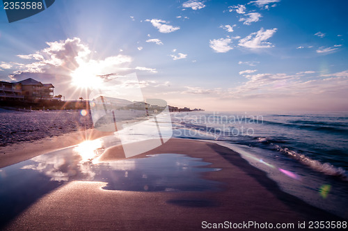 Image of sunrise over sunshine state florida