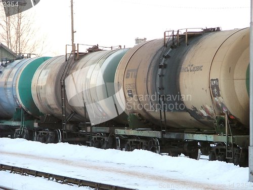 Image of photo of a train cargo line