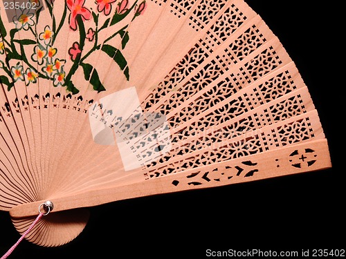 Image of Bamboo Fan Detail