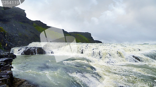 Image of Gullfoss waterfall in Iceland