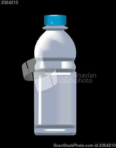 Image of plastic water bottle container 