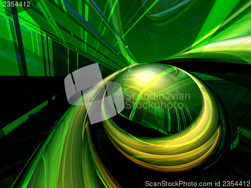 Image of abstract green