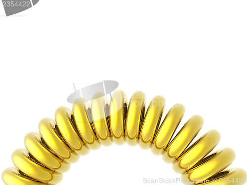 Image of golden coil