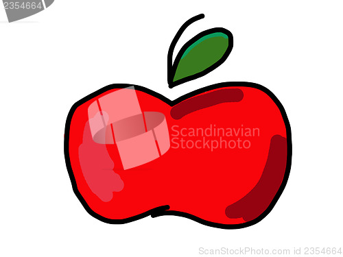 Image of Red apple 