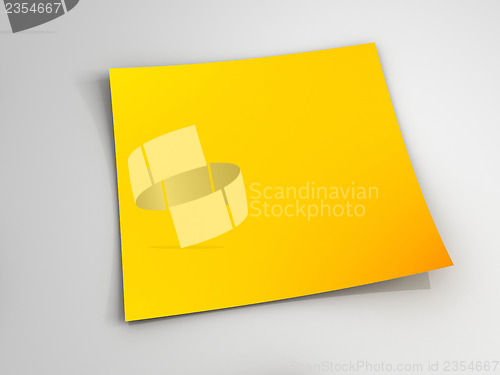Image of Yellow Sticky Note 