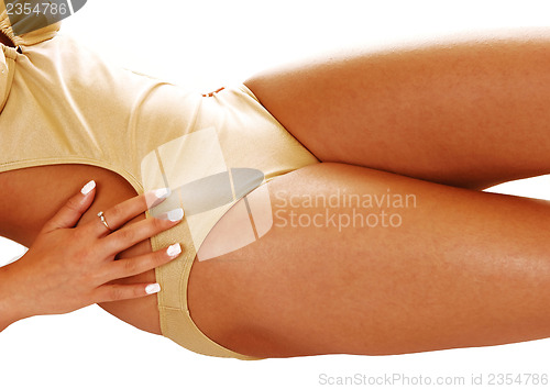 Image of Torso of young woman.