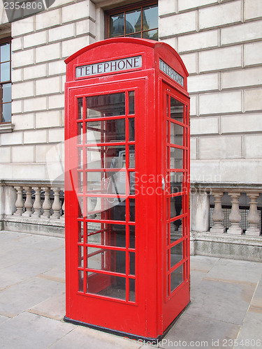 Image of London telephone box