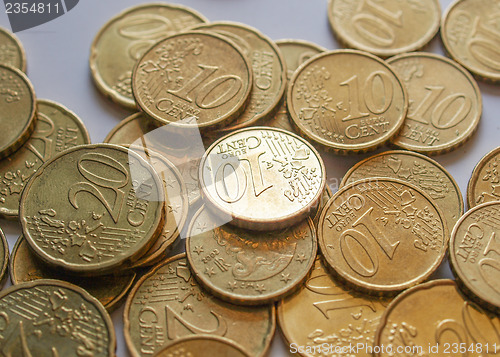 Image of Euro coins