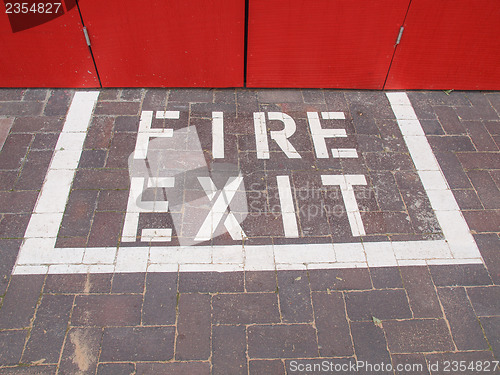 Image of Fire exit sign