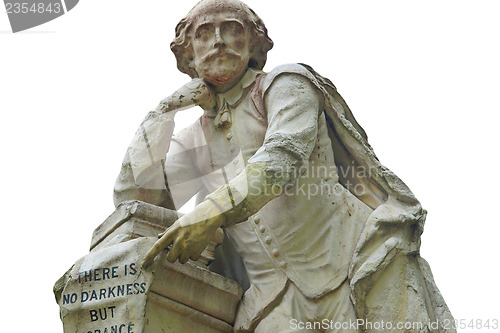 Image of Shakespeare statue