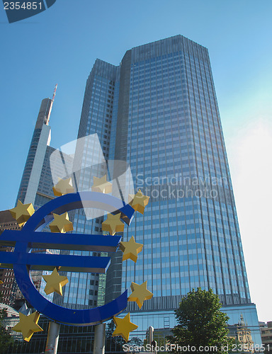 Image of European Central Bank in Frankfurt