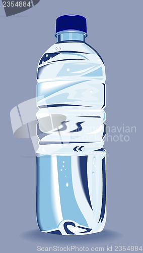 Image of plastic water bottle container